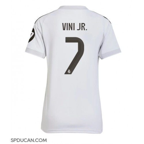 Zenski Nogometni Dres Real Madrid Vinicius Junior #7 Domaci 2025-26 Kratak Rukav